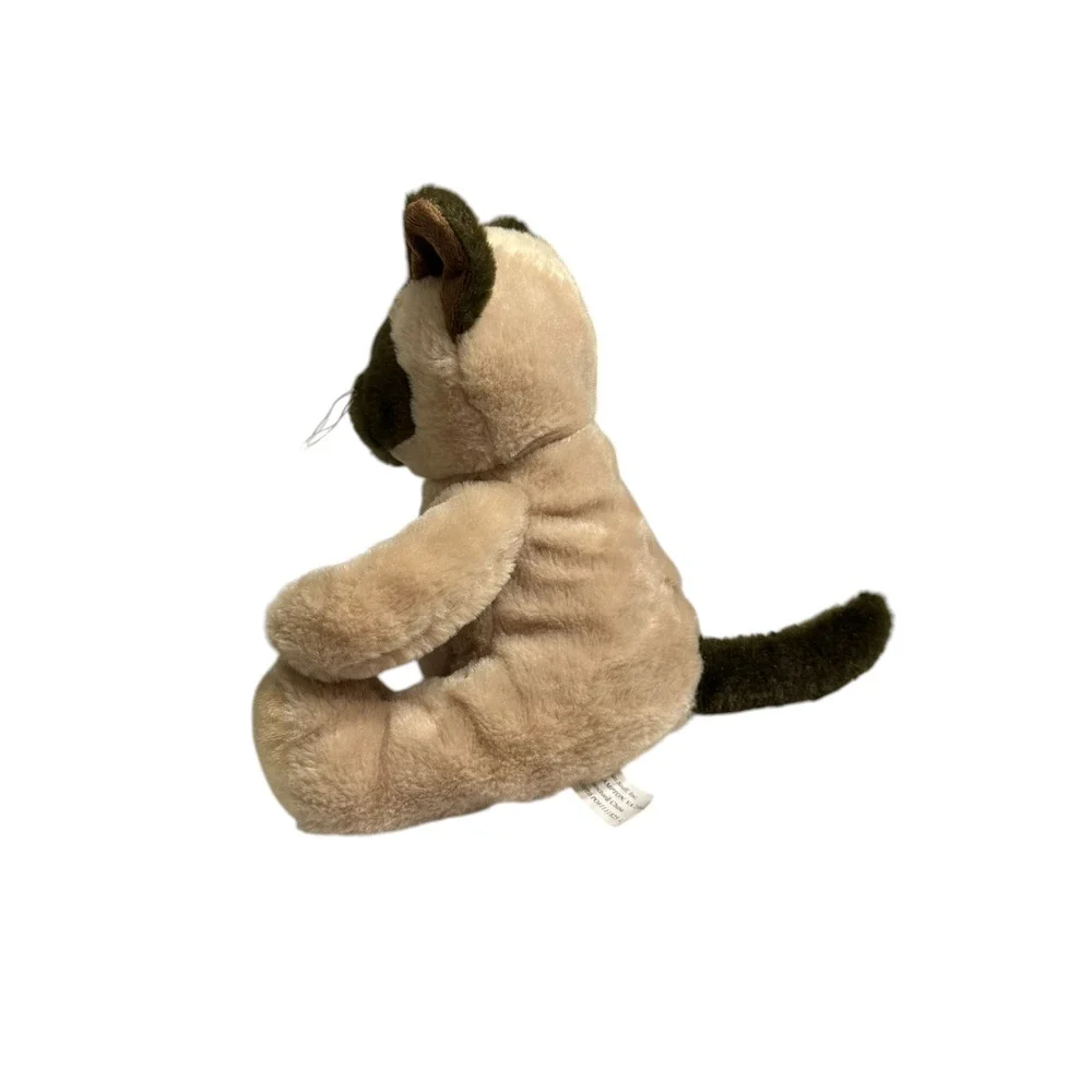 Fun Stuff Siamese Cat Plush Stuffed Animal Front Pocket Sitting 10